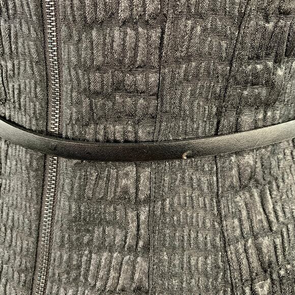 ELIE TAHARI Size 2 Black Polyester Blend Sleeveless Midi Dress - Picture 6 of 10